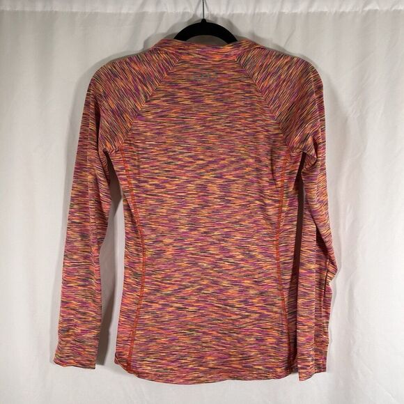 Under Armour USA Jacket Women's Small Orange 1/2 Zip Lightweight Pullover - Picture 8 of 9